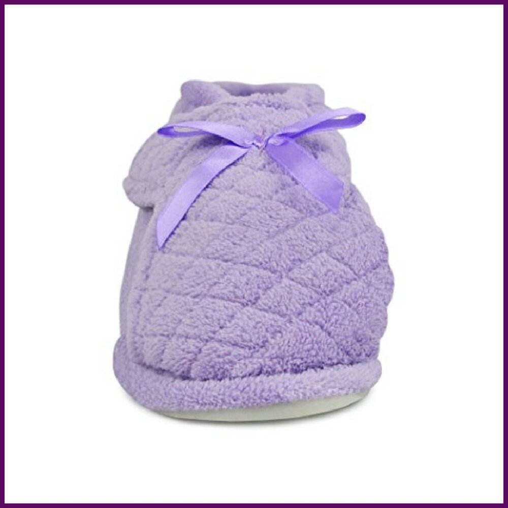 Adjustable Front Flap Slippers with Memory Foam, … - image 3